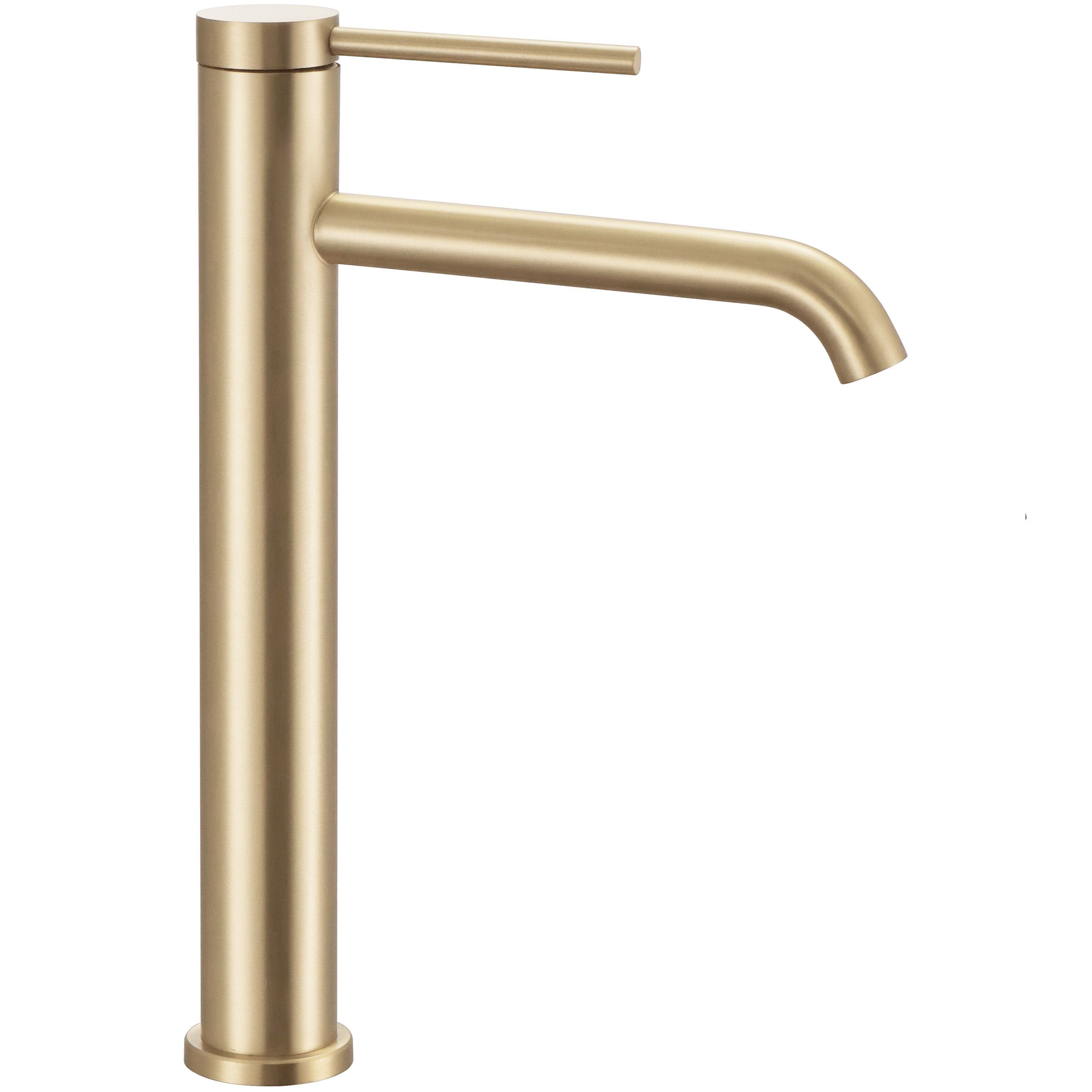 foto del prodotto rubinetto da lavabo rea clif gold brush