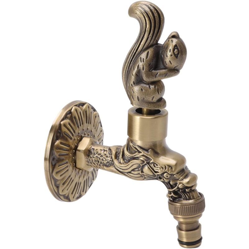 foto del prodotto rubinetto da parete in ottone g1 2, rubinetto retr europeo per cucina, bagno, esterno e giardino