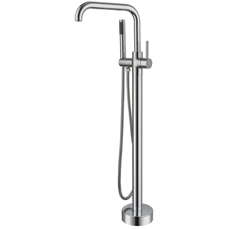 foto del prodotto rubinetto da terra per vasca freestanding cromato