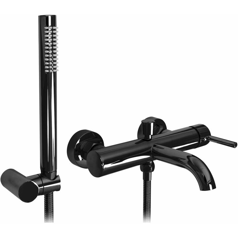foto del prodotto rubinetto da vasca rea lungo black metallic
