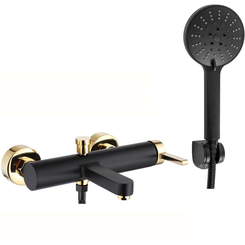 foto del prodotto rubinetto da vasca rea polo black gold