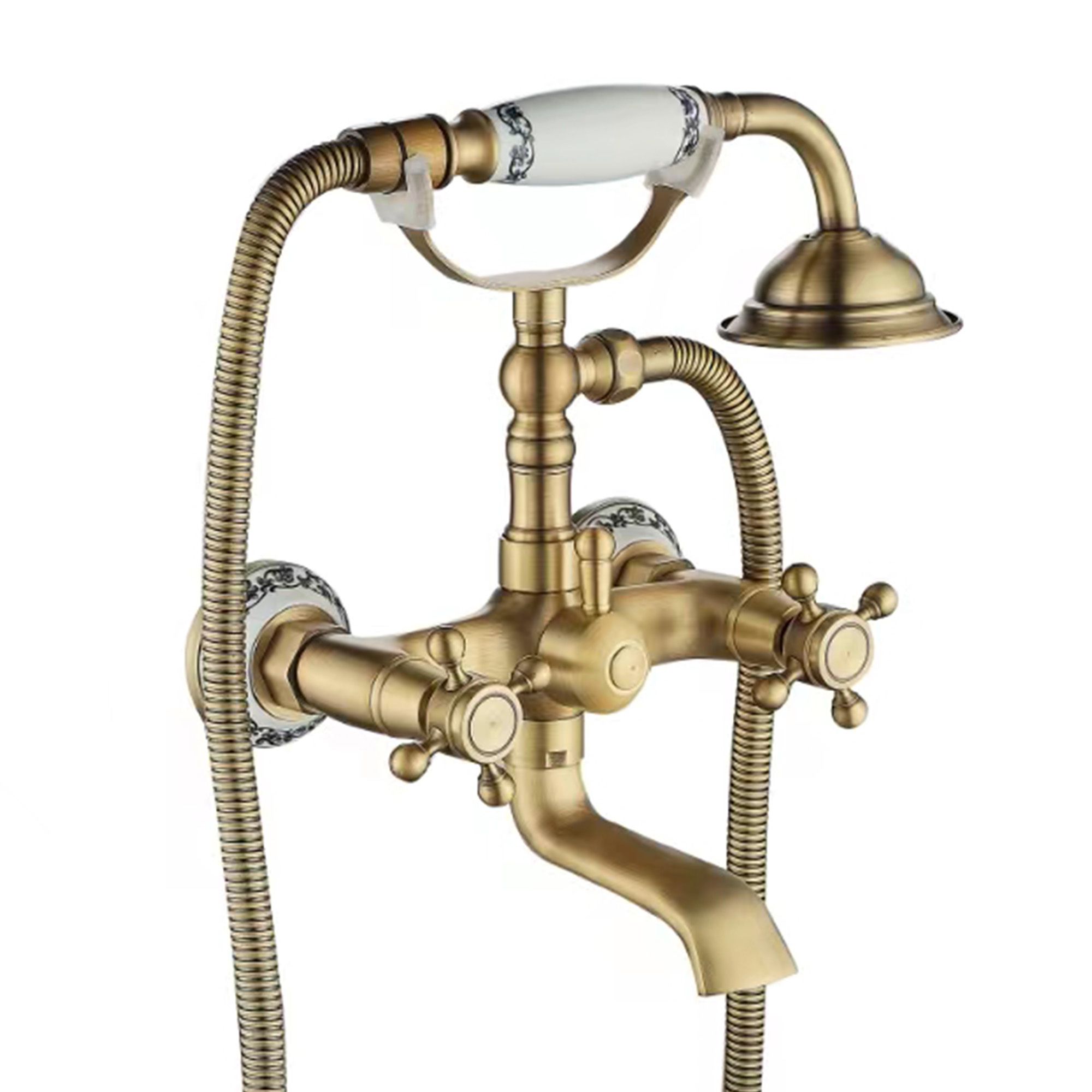 foto del prodotto rubinetto da vasca rea rustico antique gold
