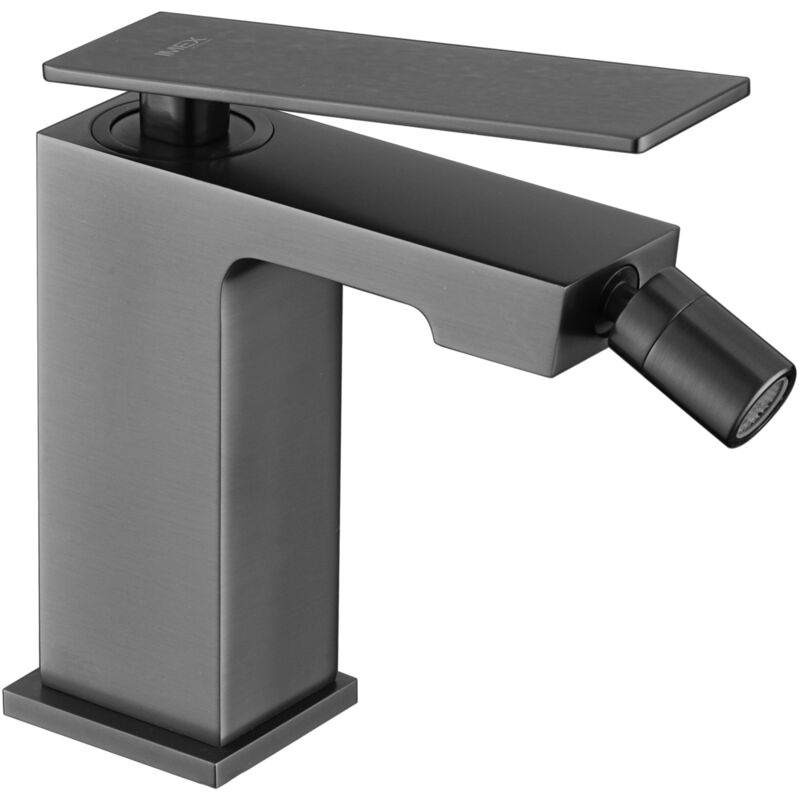 foto del prodotto rubinetto del bidet monocomando modello pisa colore nero finitura in nero opaco imex 