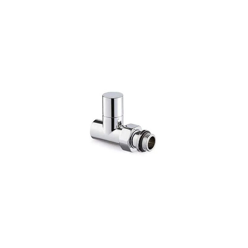 foto del prodotto rubinetto del radiatore 15 x 21 dritto cromo
