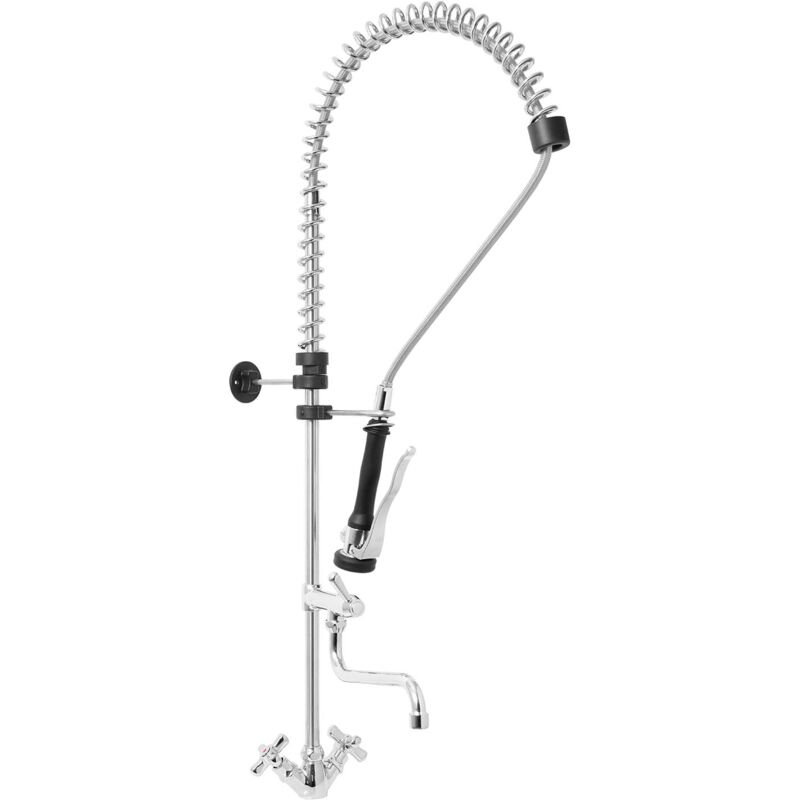 foto del prodotto rubinetto doccia monoforo flessibile da 1000 mm, bocca da 220 mm, due maniglie 140005066