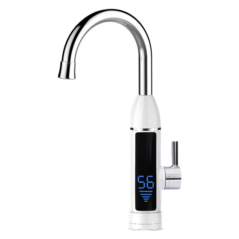 foto del prodotto rubinetto elettrico digitale con rubinetto per acqua calda istantanea con display lcd 3000w