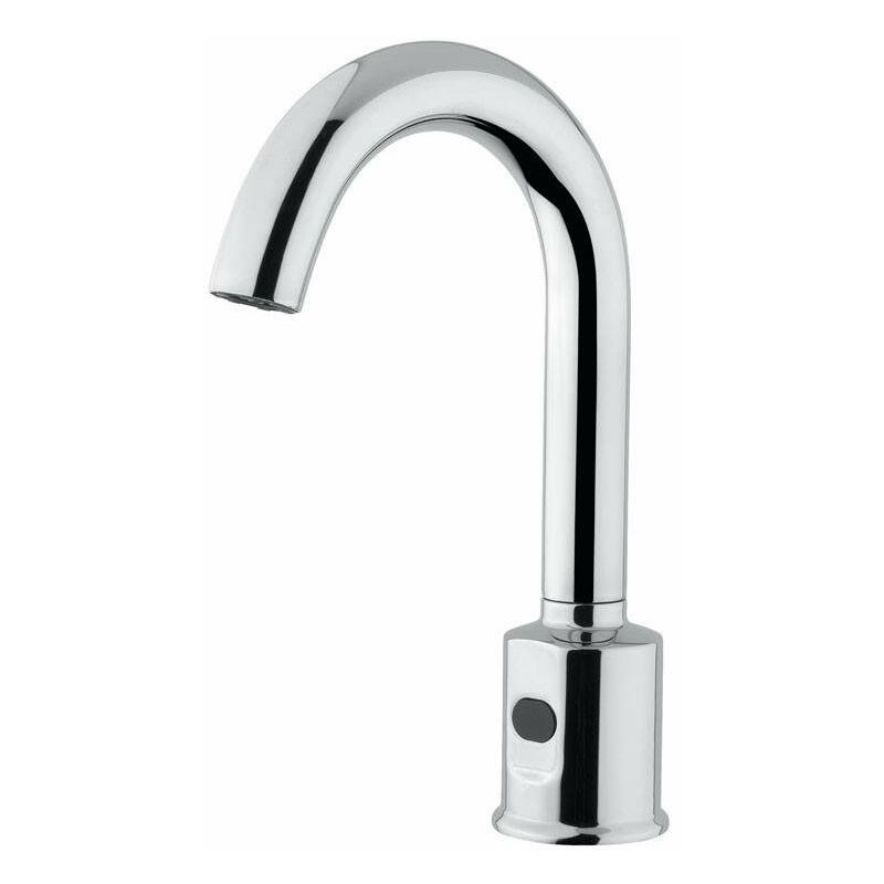 foto del prodotto rubinetto elettronico lavabo con comando a fotocellula idral curve 02503 1 02503 1r normale batteria 6v