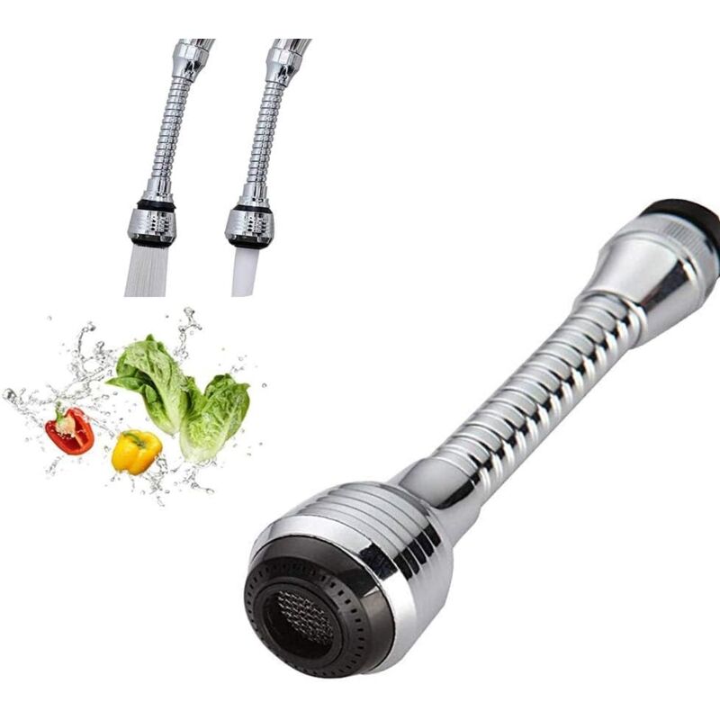 foto del prodotto rubinetto girevole, prolunga rubinetto per spruzzatore lavello cucina, prolunga rubinetto cucina, prolunga girevole, filtro, aeratore rubinetto