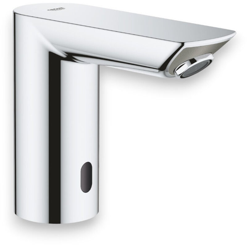 foto del prodotto rubinetto intelligente a fotocellula per lavabo bagno con batteria esterna 6v bau cosmopolitan e grohe