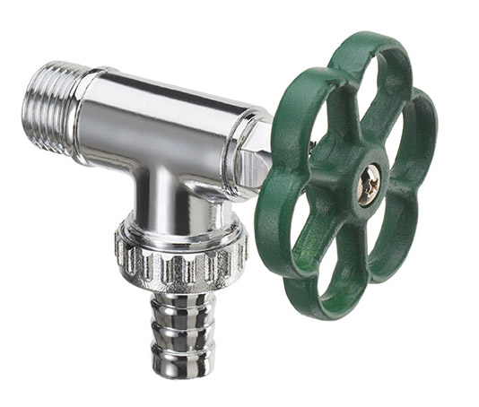 foto del prodotto rubinetto laterale per fontana da giardino stile idrante belfer rub/014 verde