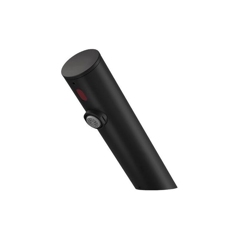 foto del prodotto rubinetto lavabo comando elettronico alimentazione batterie colore nero opaco mcm 702604 nero opaco
