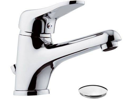 foto del prodotto rubinetto lavabo con bocca lunga e leva classica serie kiss