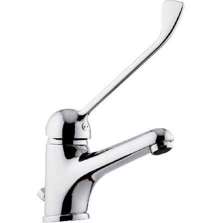 foto del prodotto rubinetto lavabo con bocca lunga e leva clinica remer serie kiss