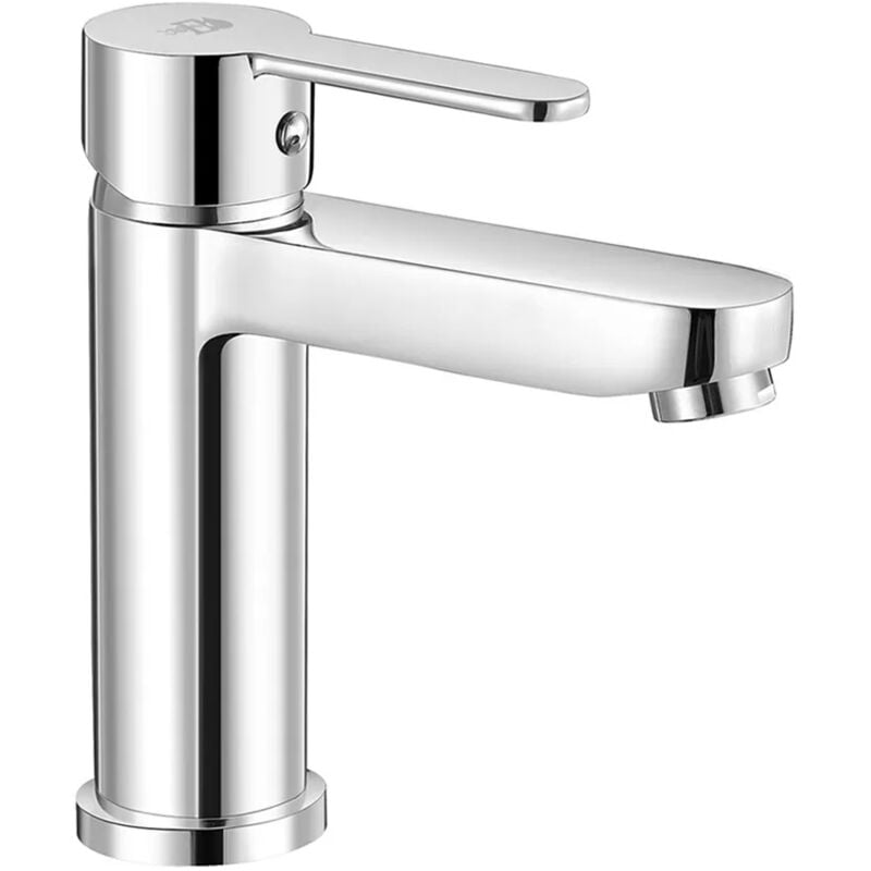 foto del prodotto rubinetto lavabo cromato con scarico serie iole