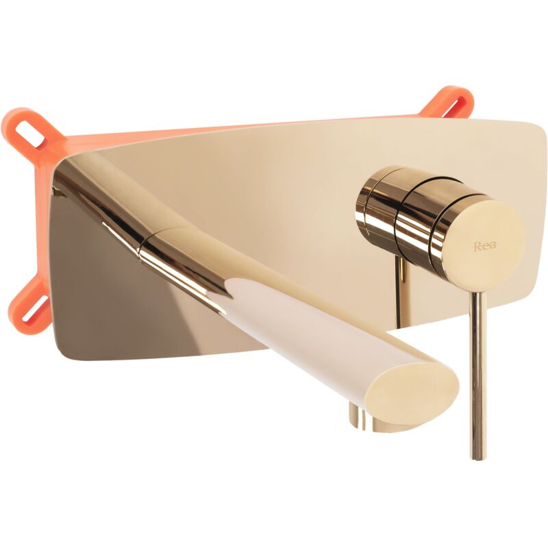 foto del prodotto rubinetto lavabo da incasso rea oval gold box