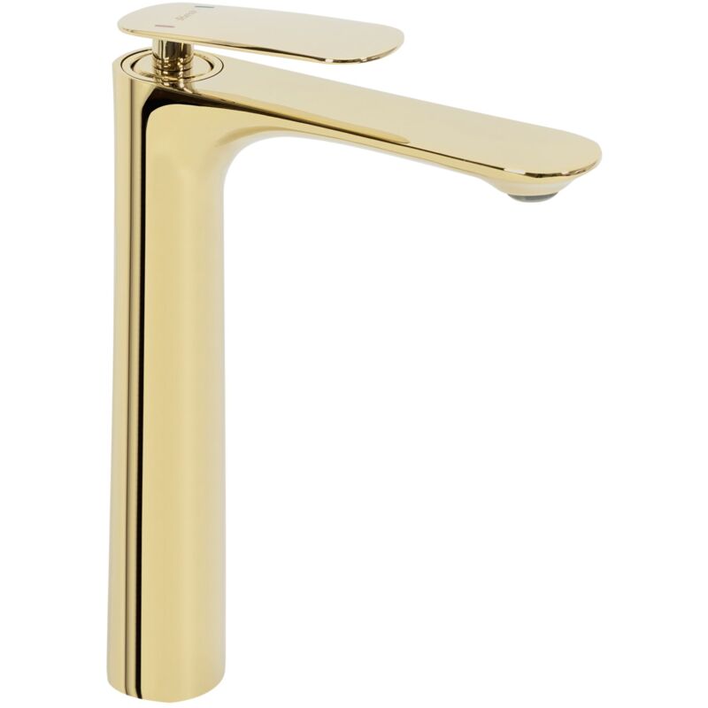 foto del prodotto rubinetto lavabo rea berg gold high
