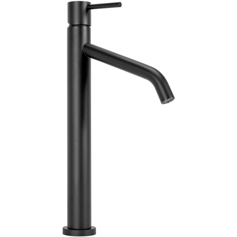 foto del prodotto rubinetto lavabo rea level black high
