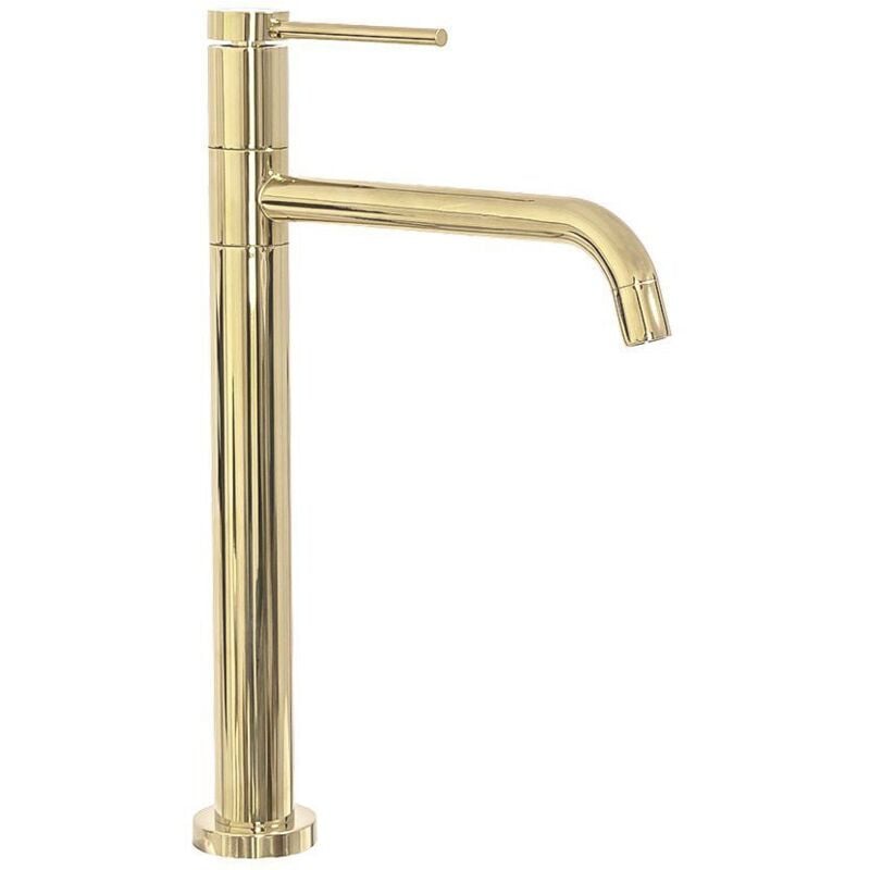 foto del prodotto rubinetto lavabo rea lugano slim gold high