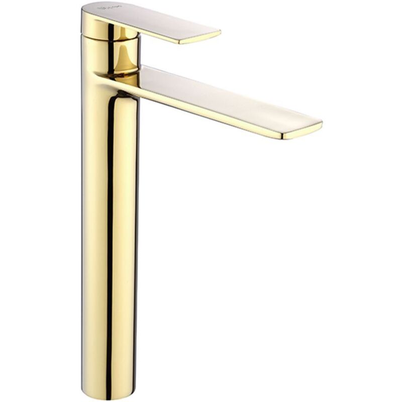 foto del prodotto rubinetto lavabo rea storm gold high