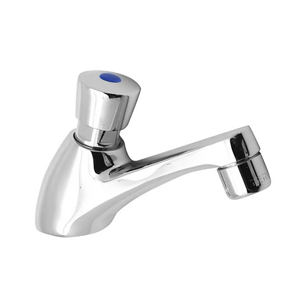 foto del prodotto rubinetto lavabo temporizzato a pulsante mcm ottone cromo