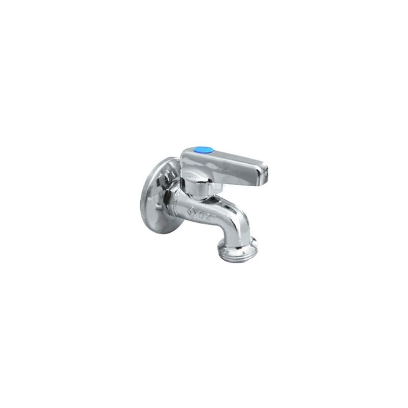 foto del prodotto rubinetto lavatrice cromato a sfera con rosone 1 2 x 3 4 pn 10 bugatti