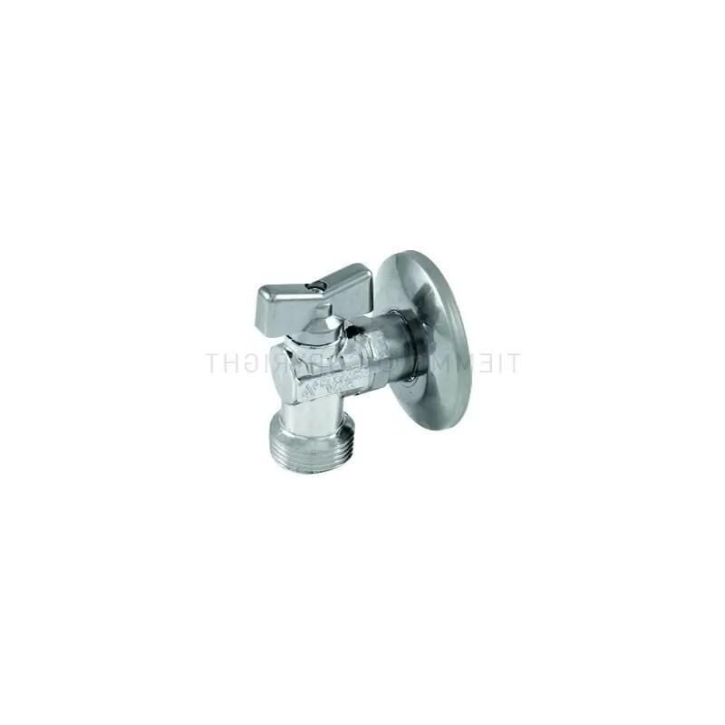 foto del prodotto rubinetto lavatrice m m cromato con rosone 1 2 x 3 4 tiemme 2950003