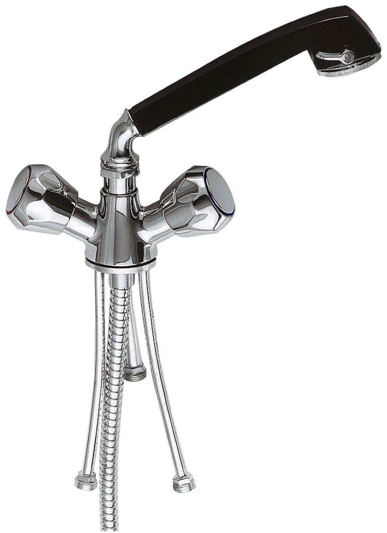 foto del prodotto rubinetto lavello con canna girevole nera serie 1000 2000