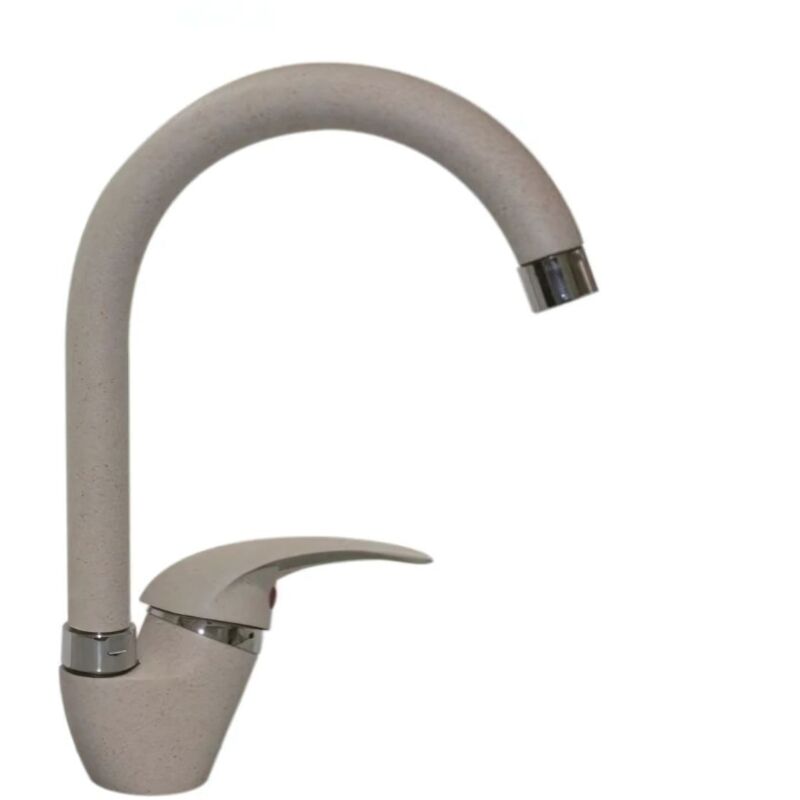 foto del prodotto rubinetto lavello cucina vancouver canna a p monocomando vari colori cilvani colore avena