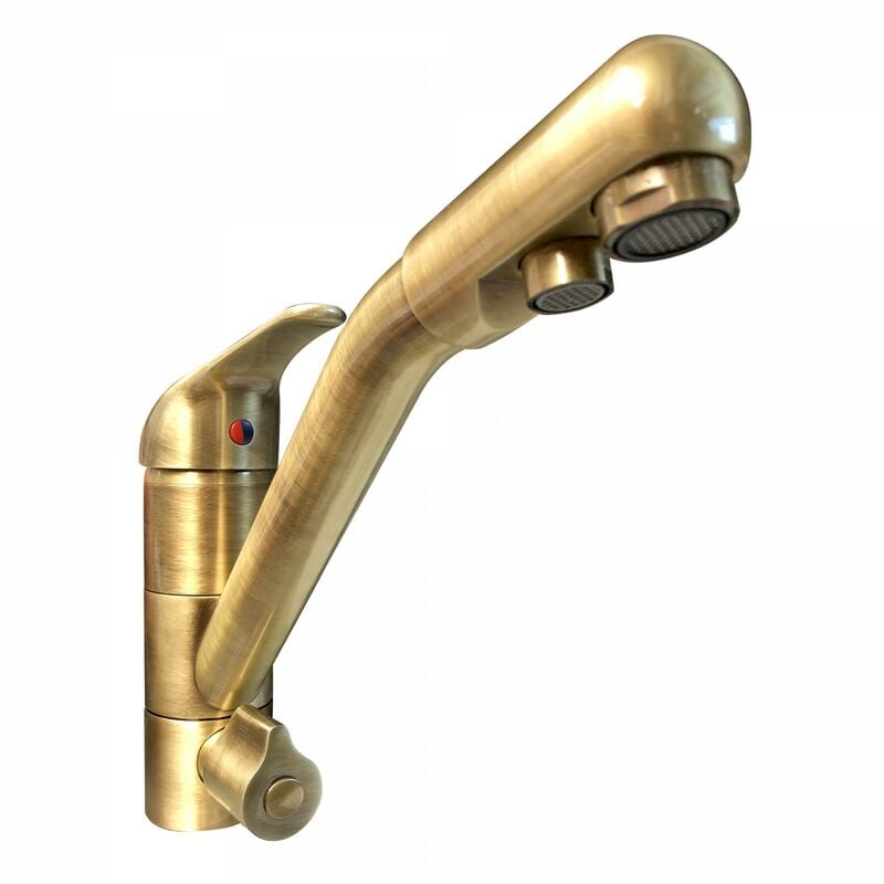 foto del prodotto rubinetto miscelatore a tre vie dauphin ottone