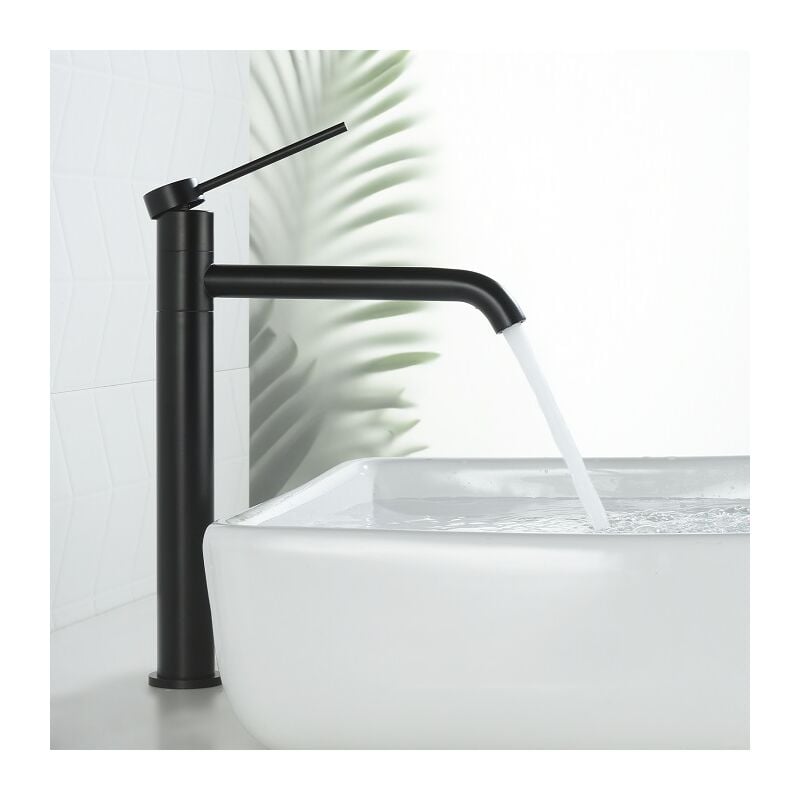 foto del prodotto rubinetto miscelatore bagno per miscelatore lavabo alto e lavandino bagno e fredda e calda regolabile rubinetto