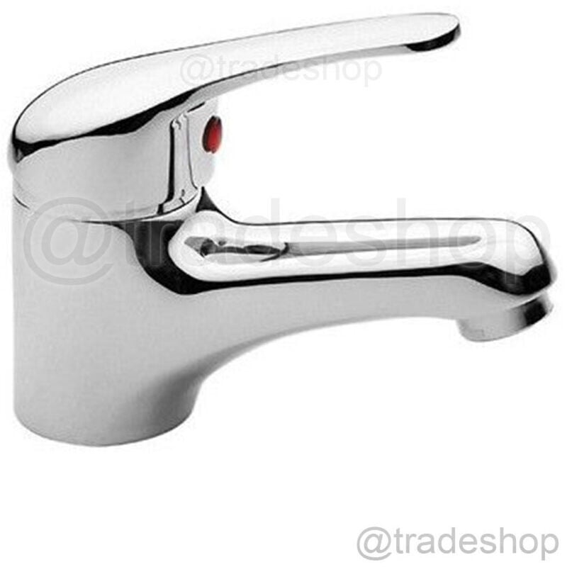 foto del prodotto rubinetto miscelatore cromato casa bagno lavabo completo di kit montaggio 1021 2 trade shop traesio