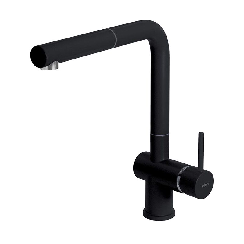 foto del prodotto rubinetto miscelatore cucina elleci bio stream plus keratek plus black nero assoluto mkkstp86ab