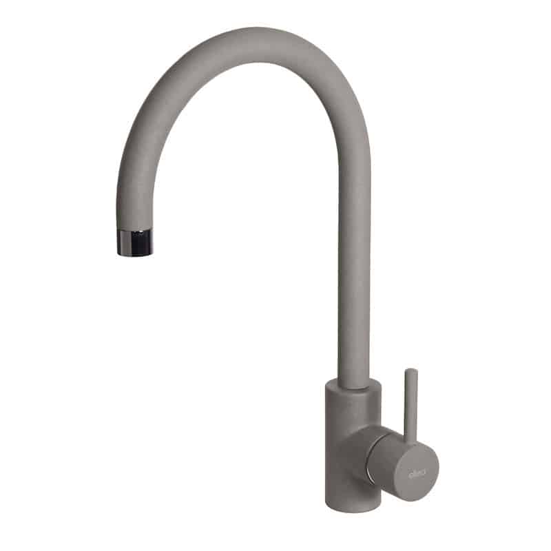foto del prodotto rubinetto miscelatore cucina elleci cloud keratek plus grigio dove grey mkkclo93