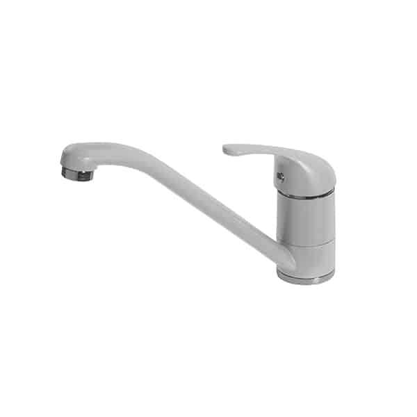 foto del prodotto rubinetto miscelatore cucina elleci minerva metaltek grigio aluminium mmkmin79