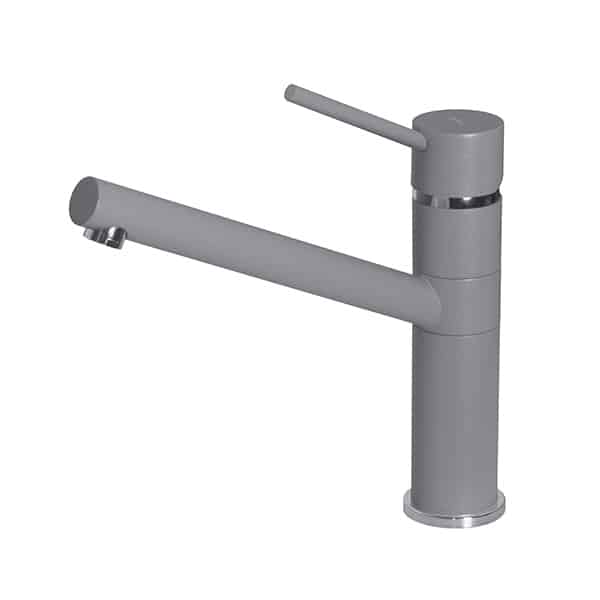 foto del prodotto rubinetto miscelatore cucina elleci sava granitek grigio cemento mgksav48