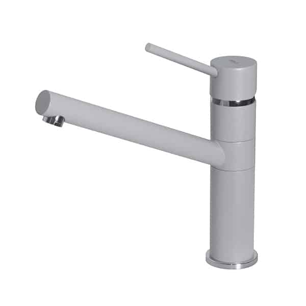 foto del prodotto rubinetto miscelatore cucina elleci sava metaltek grigio aluminium mmksav79