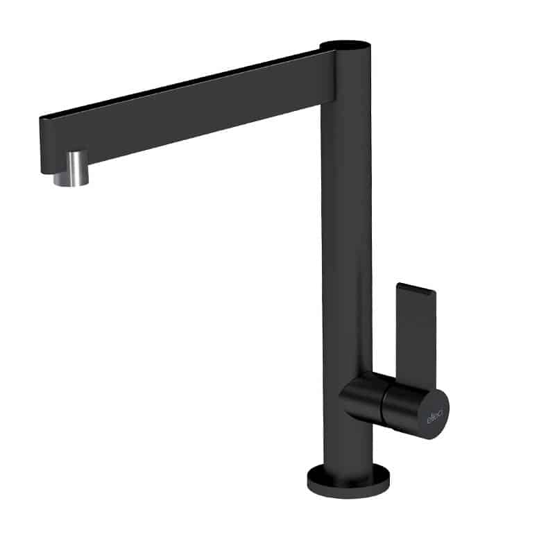 foto del prodotto rubinetto miscelatore cucina elleci tema keratek plus black nero assoluto mkktem86