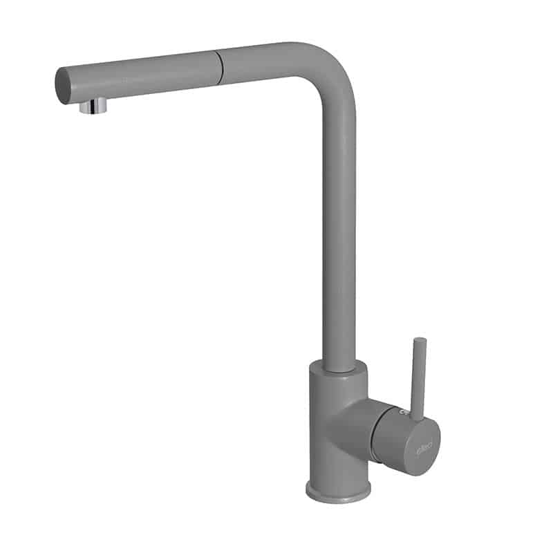 foto del prodotto rubinetto miscelatore cucina elleci trail plus metaltek grigio titanium mmktrp73