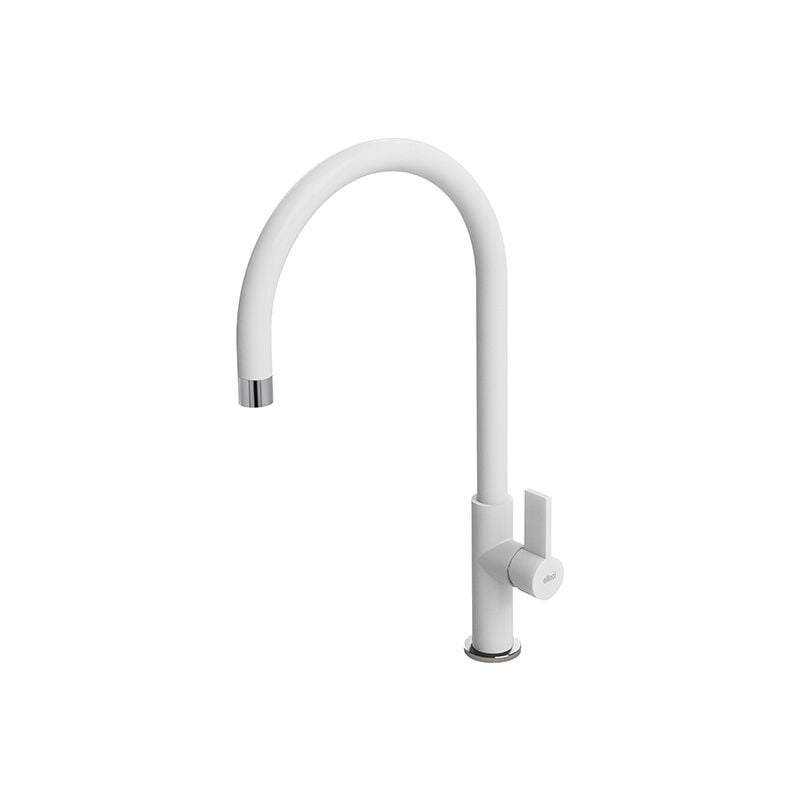 foto del prodotto rubinetto miscelatore cucina elleci volta keratek plus bianco assoluto mkkvta96