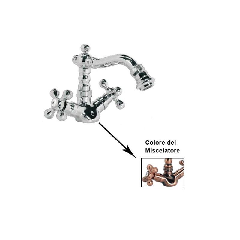 foto del prodotto rubinetto miscelatore da bidet finitura rame antico