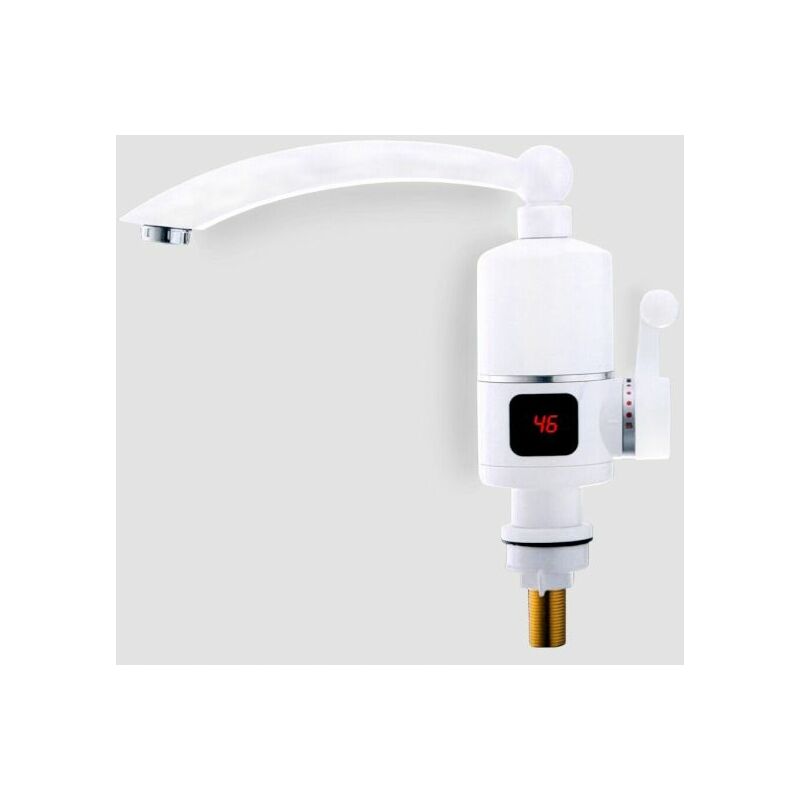 foto del prodotto rubinetto miscelatore elettrico caldaia acqua calda con display rx 010