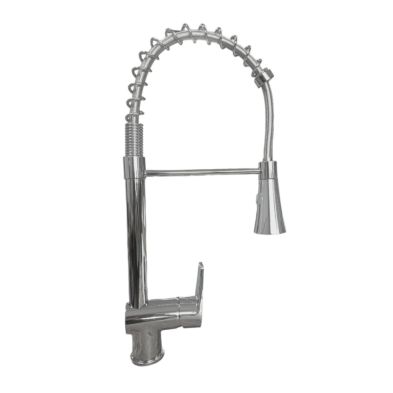 foto del prodotto rubinetto miscelatore estrabile con molla e doccetta multigetto