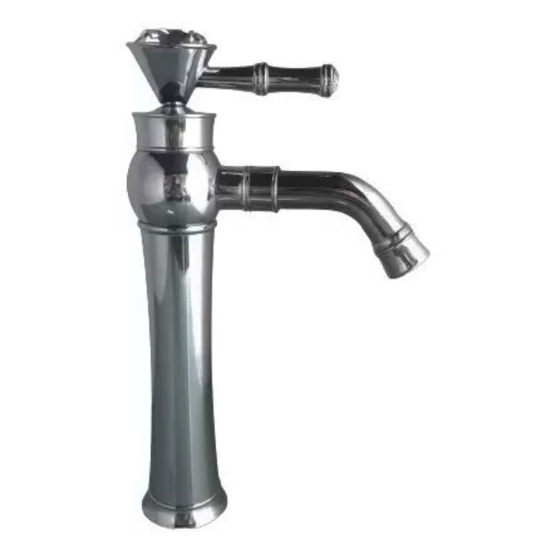 foto del prodotto rubinetto miscelatore joystick per bagno o cucina, vintage con cristalli