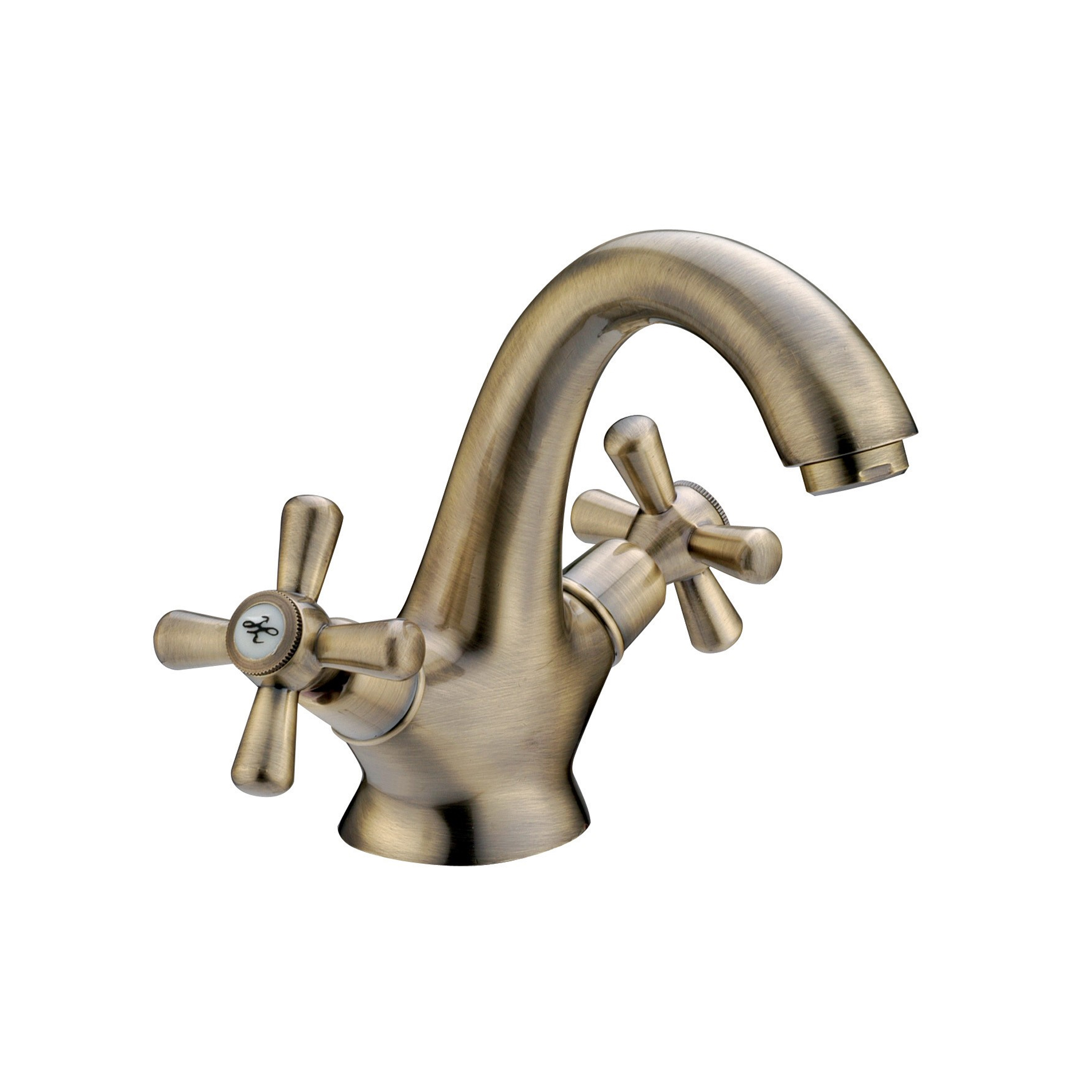 foto del prodotto rubinetto miscelatore lavabo lavandino serie sofia in ottone bronzato per bagno - 6885
