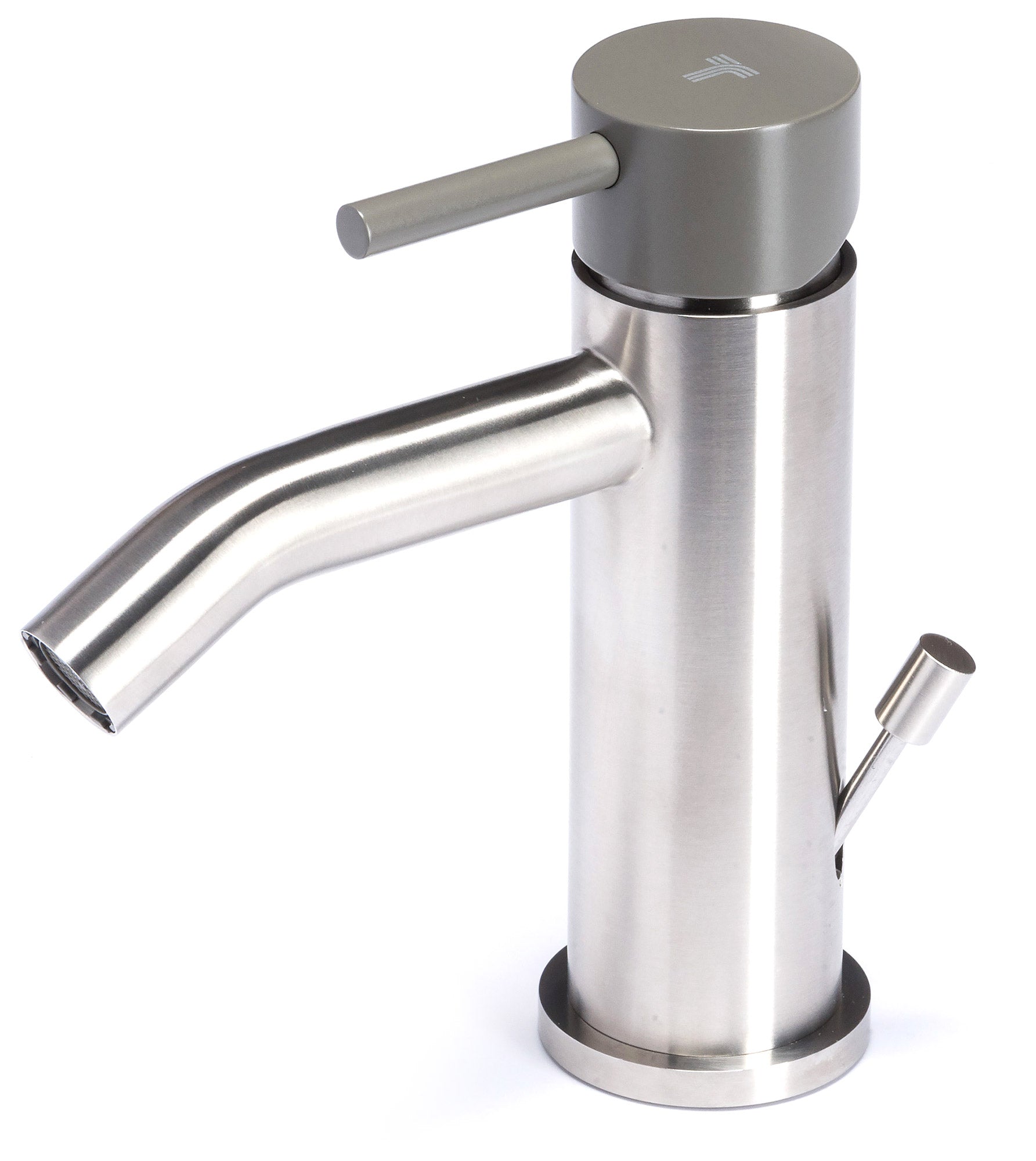 foto del prodotto rubinetto miscelatore monocomando bidet in acciaio inox maniglia antracite