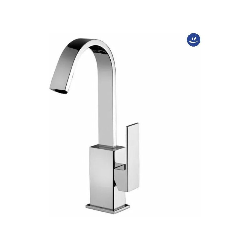 foto del prodotto rubinetto miscelatore monocomando cromato per lavabo serie elle scarico 11 4 paffoni