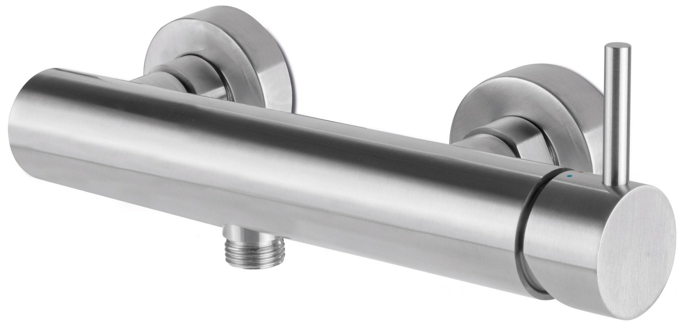 foto del prodotto rubinetto miscelatore monocomando doccia in acciaio inox satinato nilo