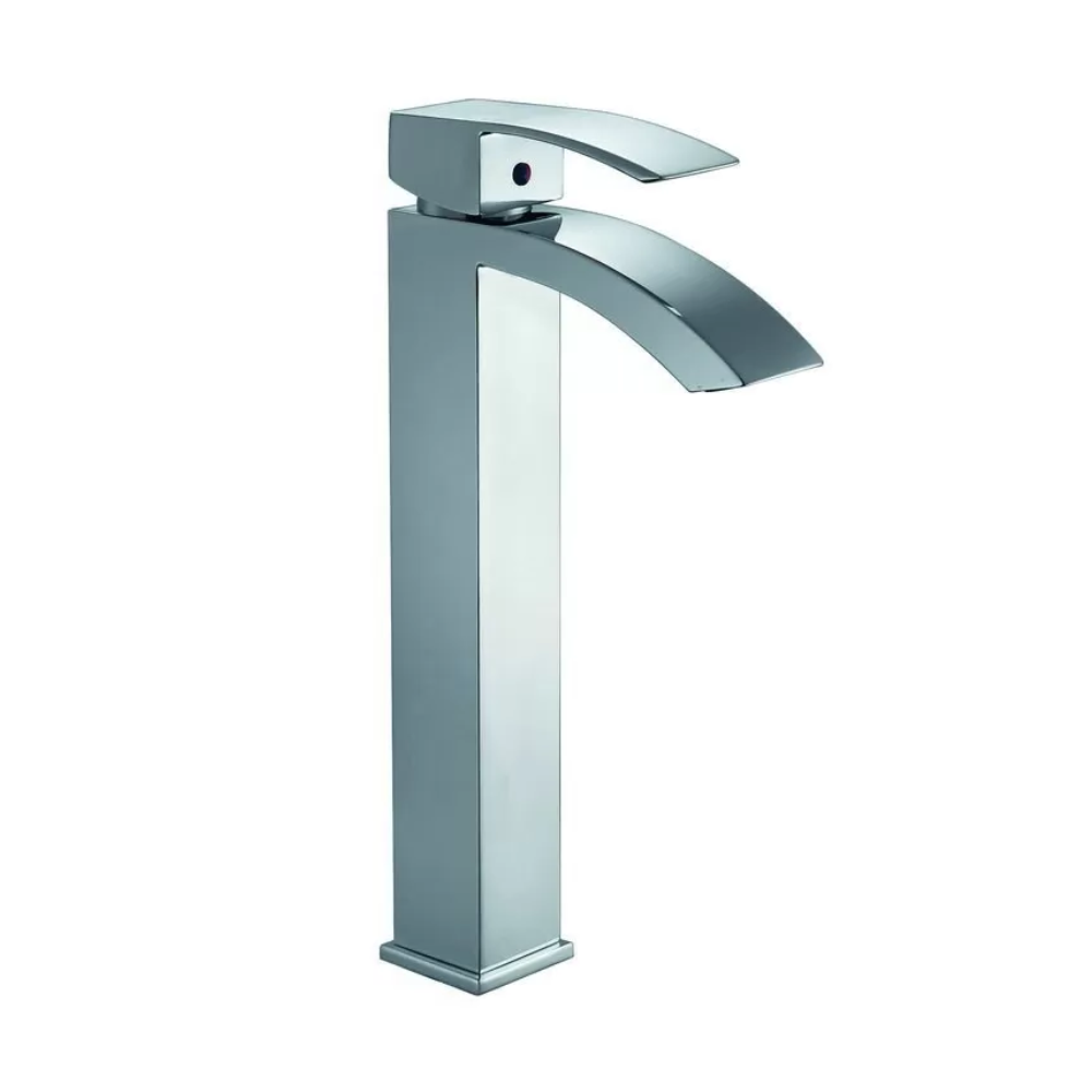 foto del prodotto rubinetto miscelatore monocomando lavabo in ottone riga cromato