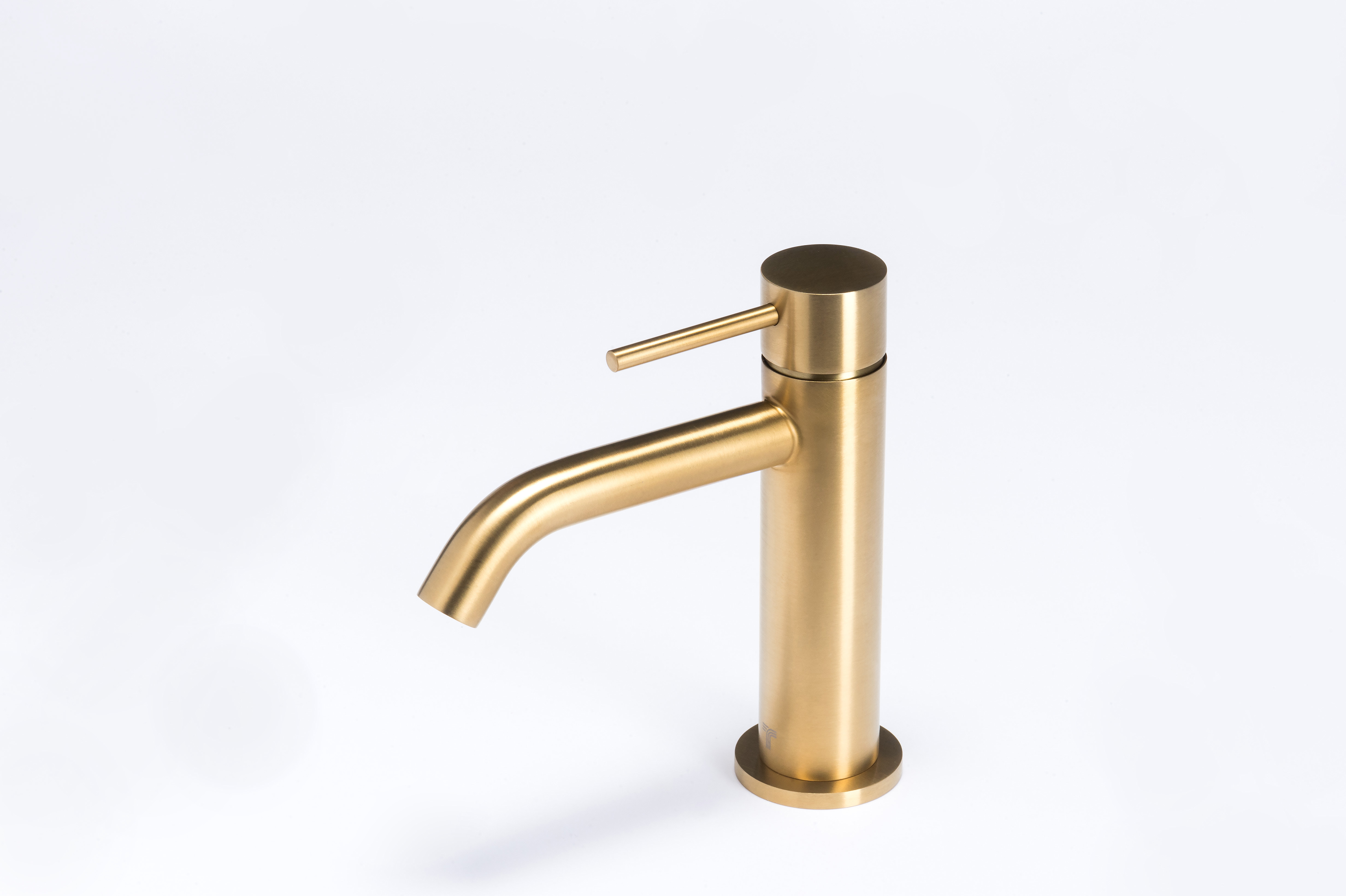 foto del prodotto rubinetto miscelatore monocomando lavabo oro tevere