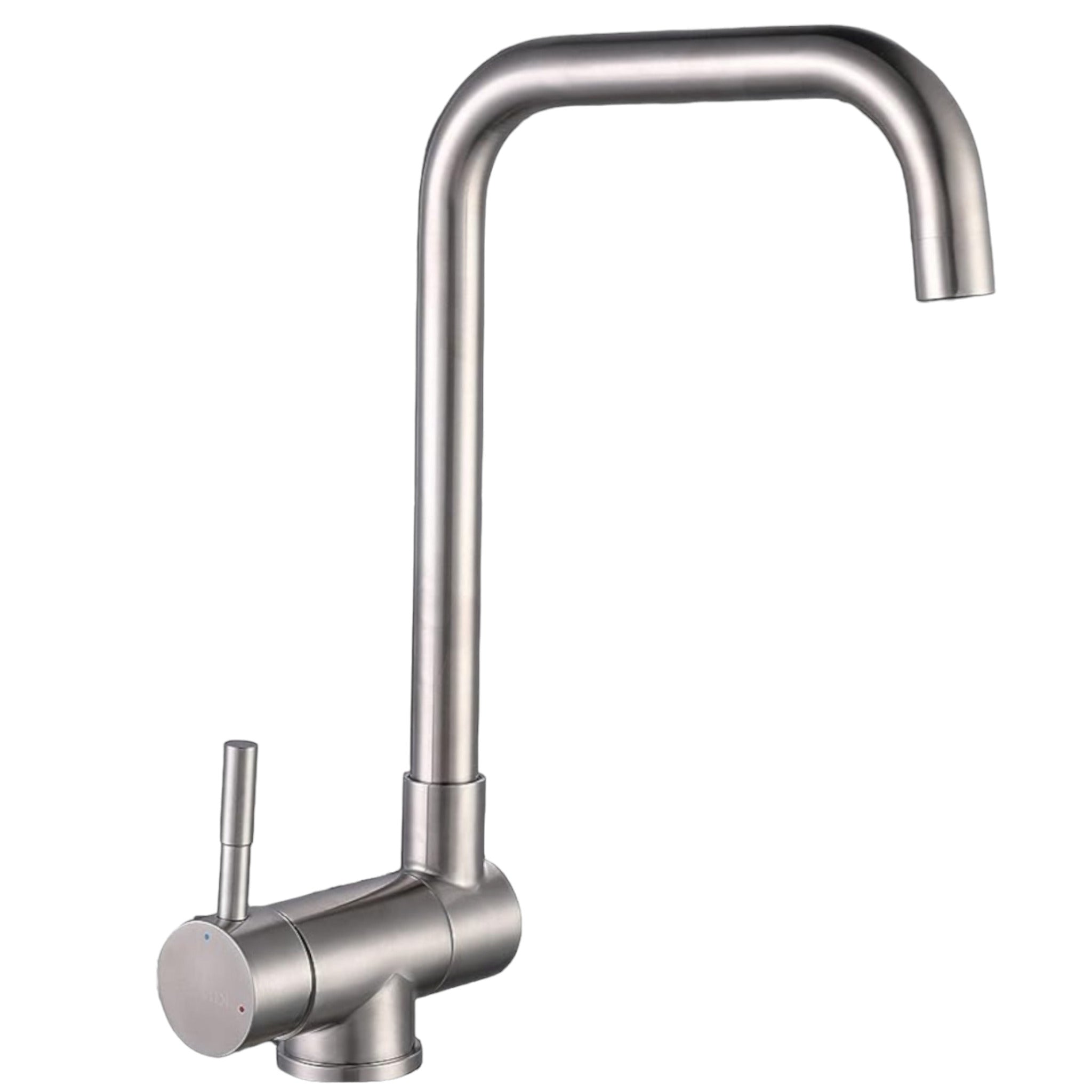 foto del prodotto rubinetto miscelatore per cucina abbattibile sottofinestra acciaio inox satinato opaco